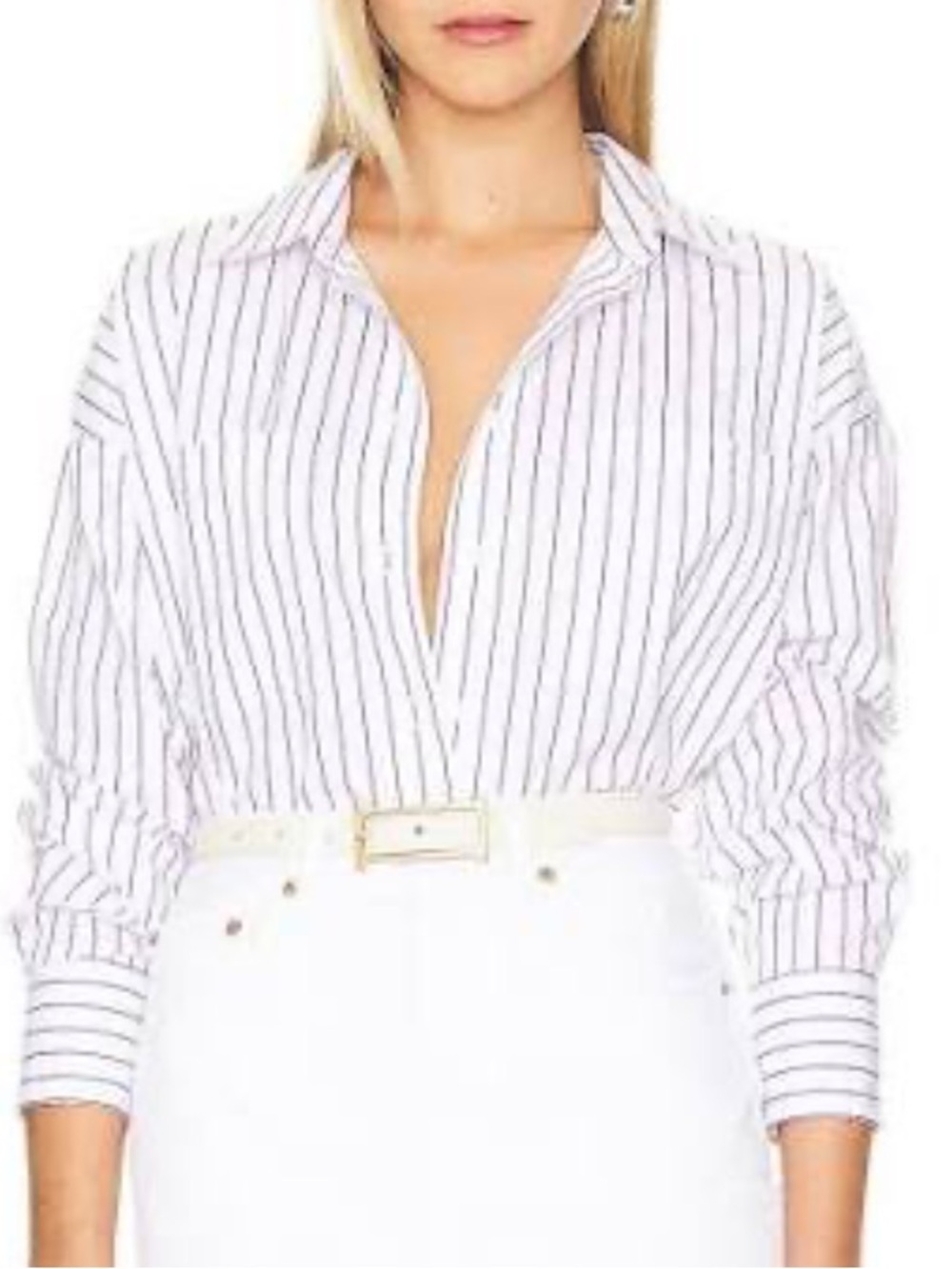 PISTOLA PURPLE STRIPE BUTTON DOWN- XS